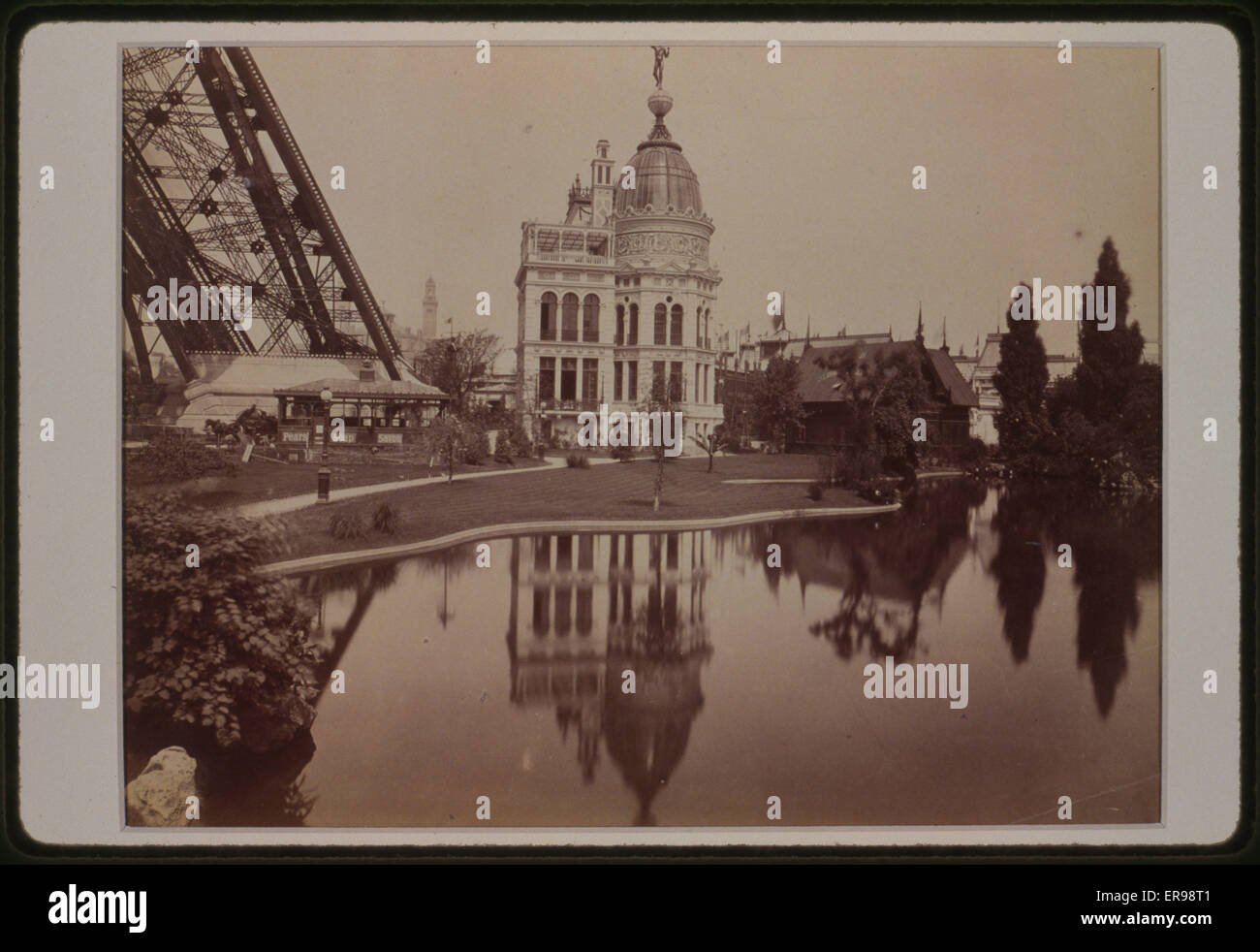 Esposizione universelle de 1889 - Pavillon de l'industrie du Foto Stock