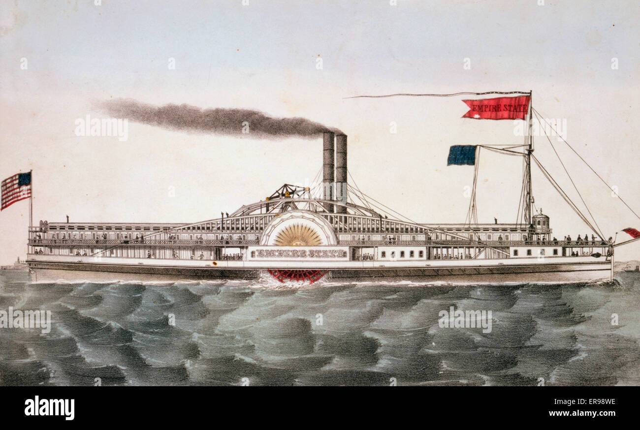 Buffalo & Chicago pacchetto vapore impero stato: M. Hazard, Comm Foto Stock