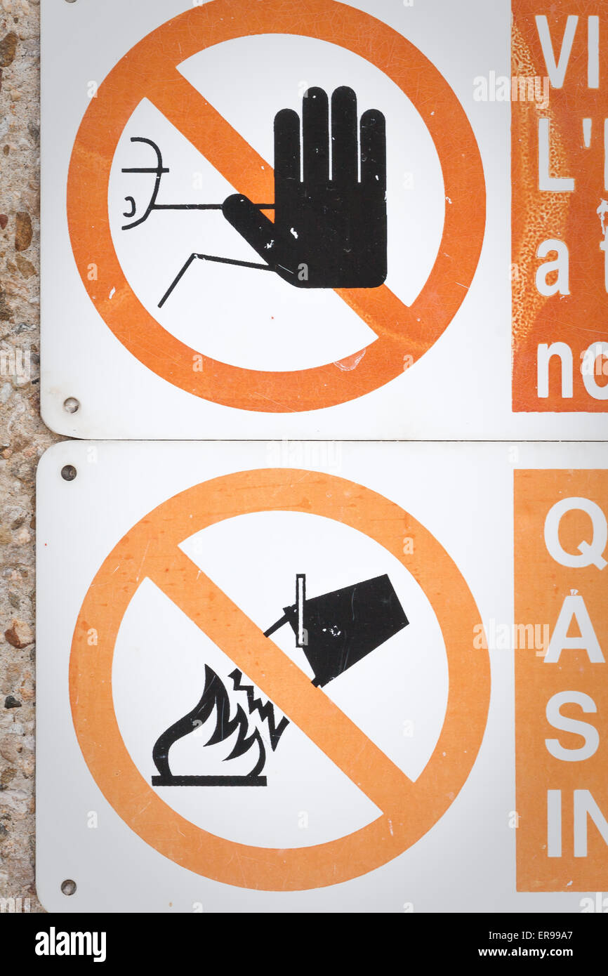 Equipaggiamento protettivo personale Foto Stock