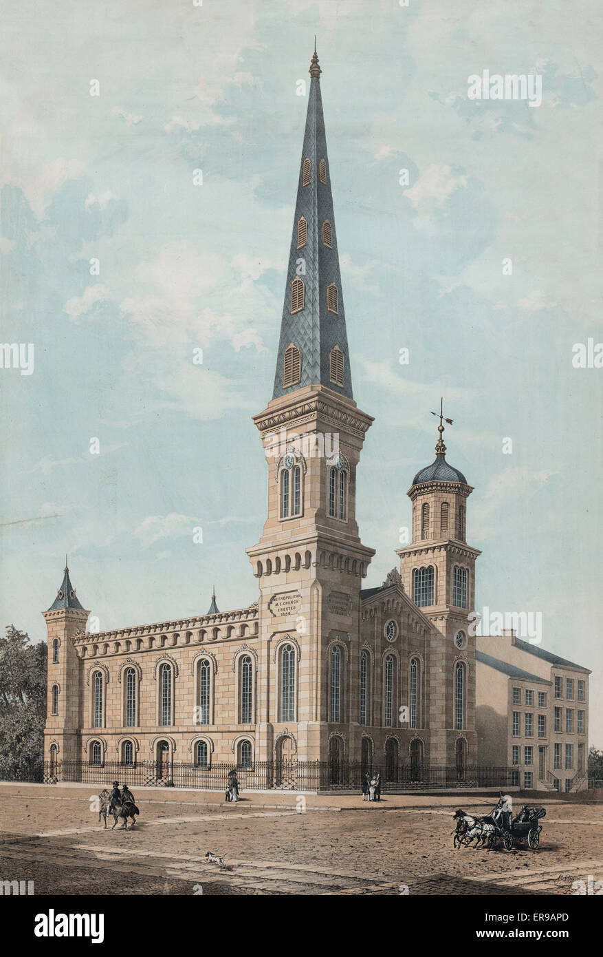 Metropolitan M.E. Chiesa, Washington, D.C Foto Stock