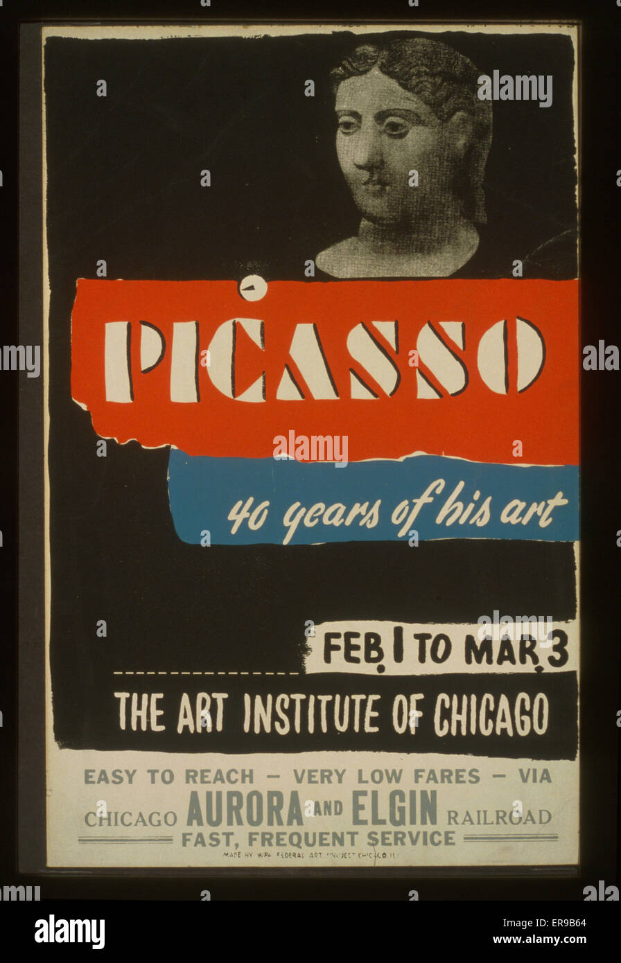 Picasso - 40 anni della sua arte Foto Stock