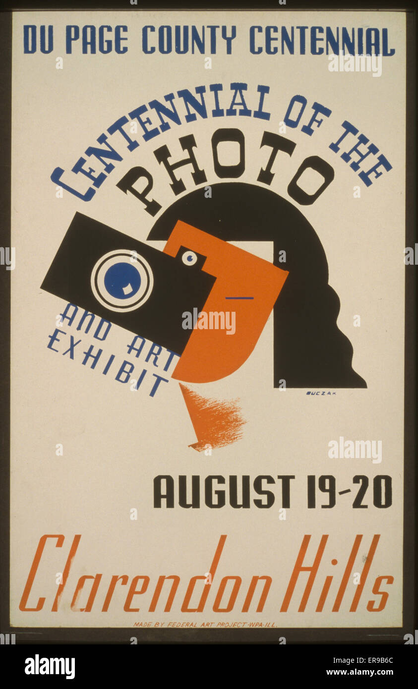 Du Page County Centennial - Centenario della foto, e l'arte Foto Stock