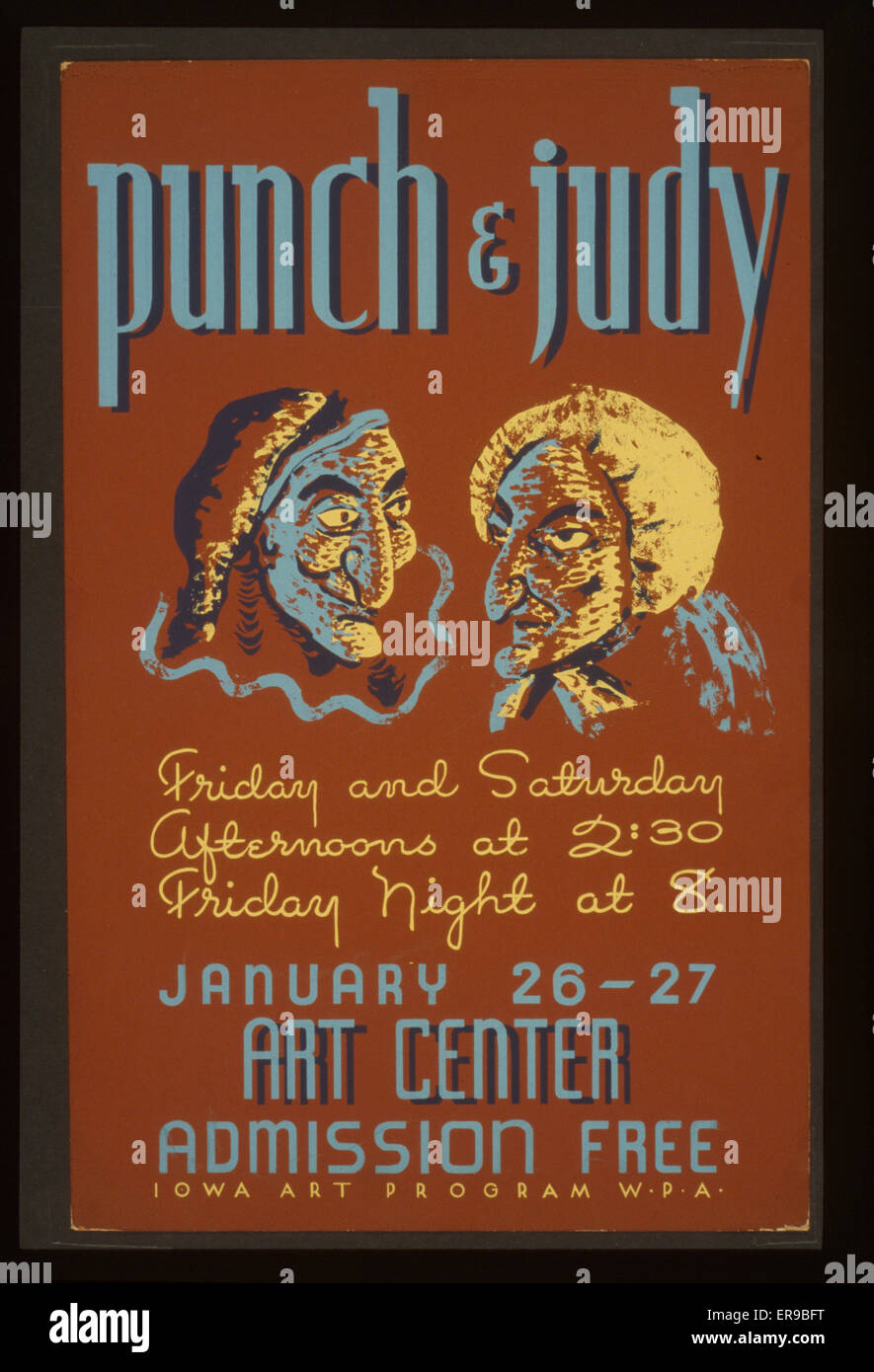 Punch & Judy Punch & Judy Foto Stock