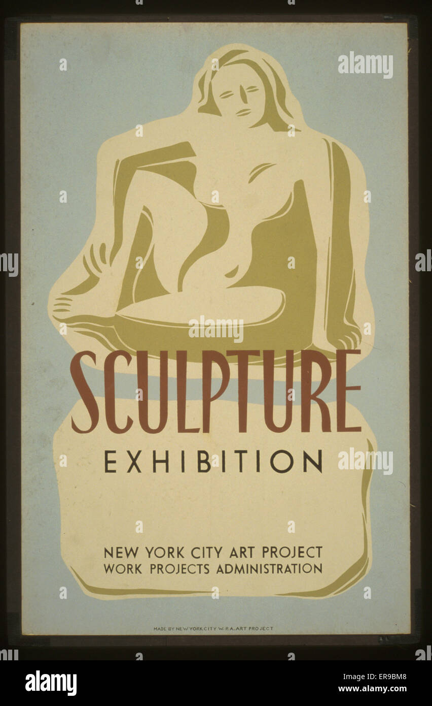 Mostra di scultura progetto d'arte di New York City : lavoro Projec Foto Stock