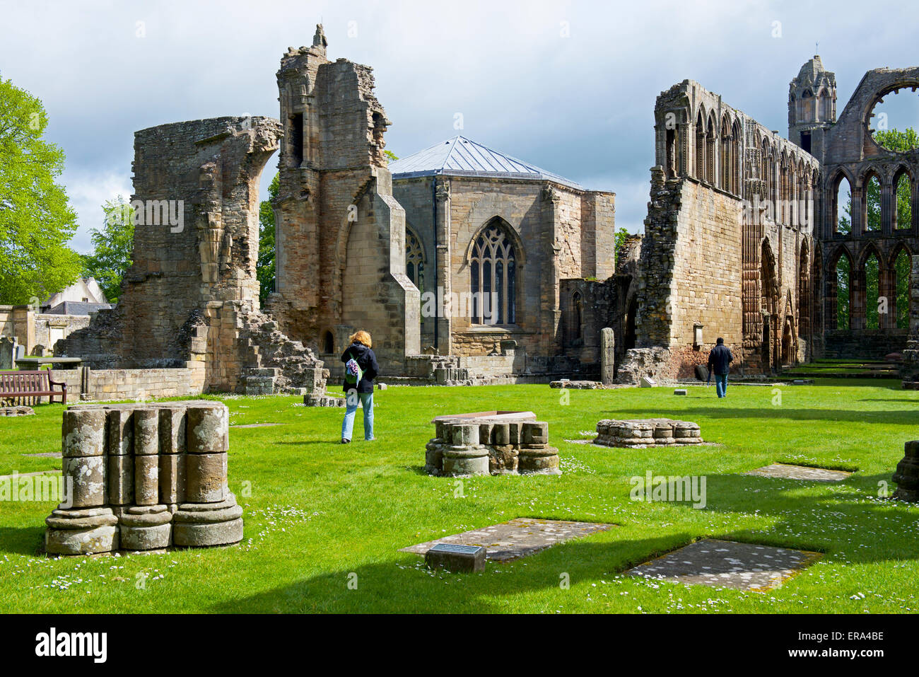 La cattedrale, Elgin, murene, Scotland Regno Unito Foto Stock