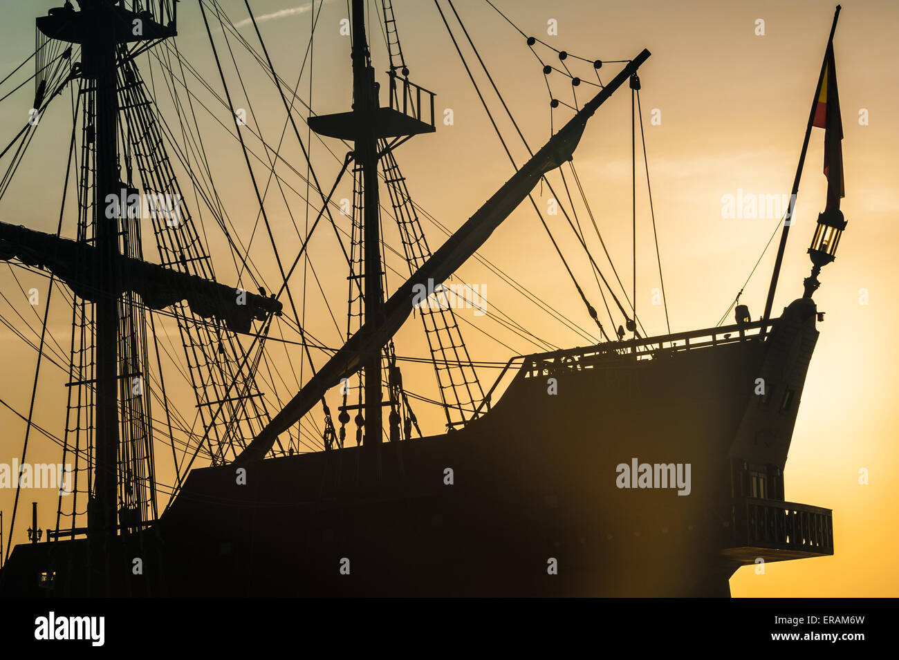 Il El Galeon la nave dei pirati a sant'Agostino, Florida, Stati Uniti d'America. Foto Stock