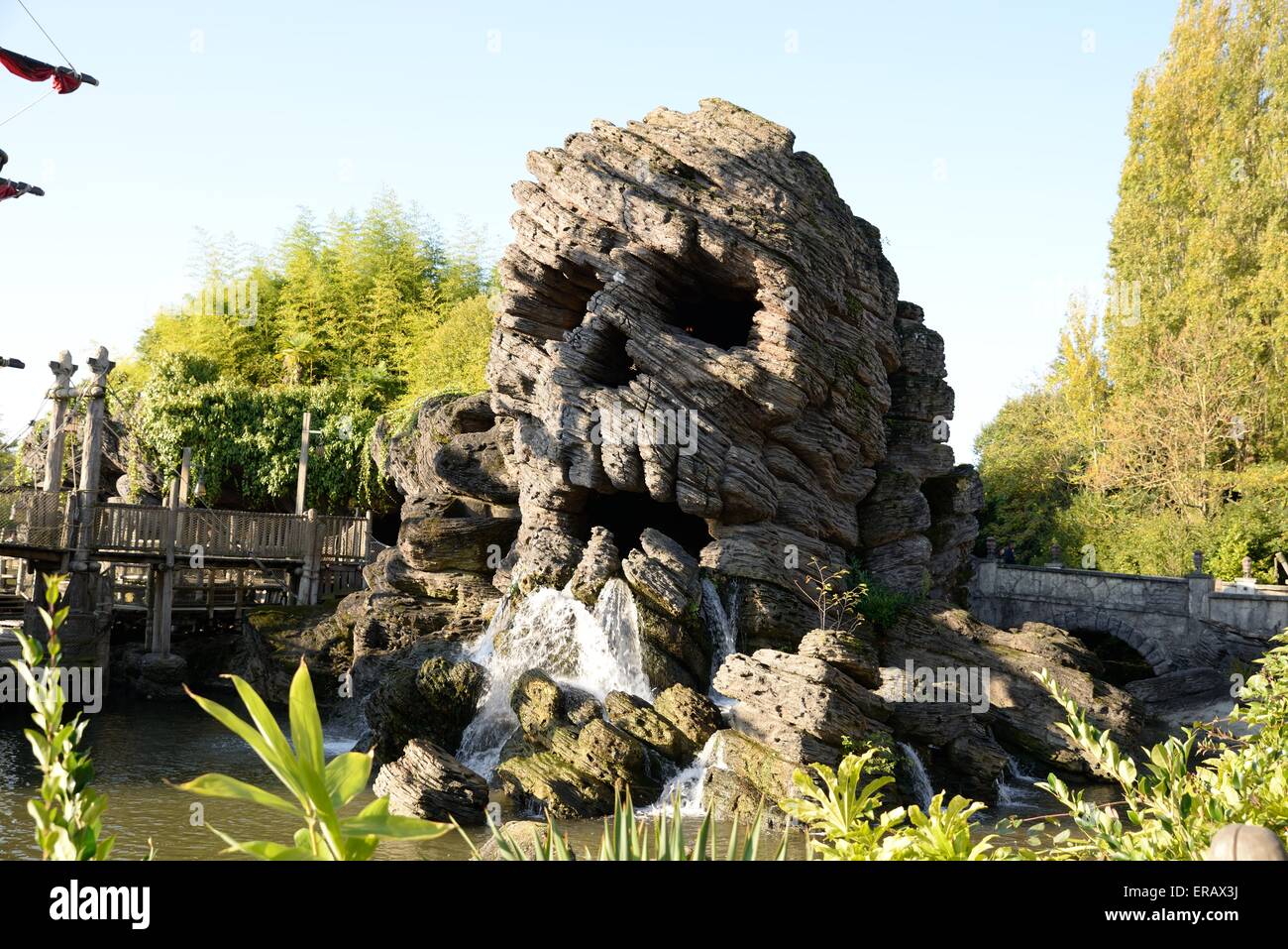 Cranio rock a Disneyland Parigi Foto Stock