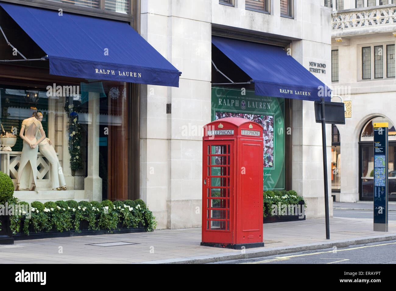 Ralph Lauren Store New Bond Street Londra Foto Stock