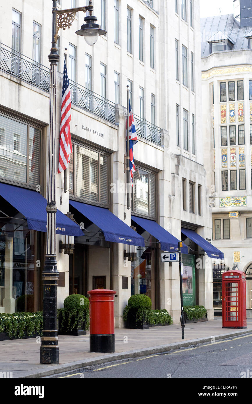 Ralph Lauren Store New Bond Street Londra Foto Stock