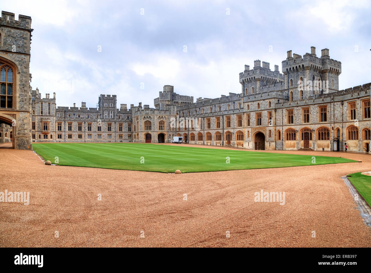 Il Castello di Windsor, Windsor, Berkshire, Inghilterra, Regno Unito Foto Stock