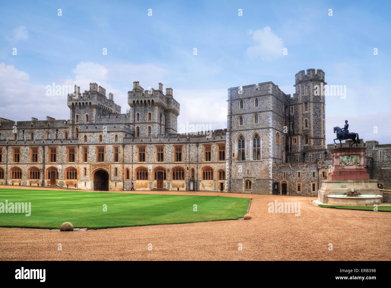Il Castello di Windsor, Windsor, Berkshire, Inghilterra, Regno Unito Foto Stock