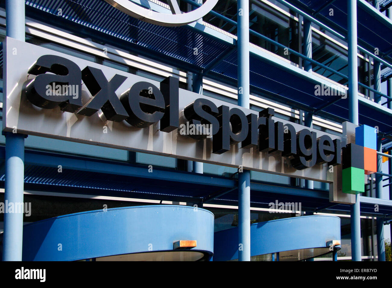 Marken: Axel Springer Verlag, Berlin. Foto Stock