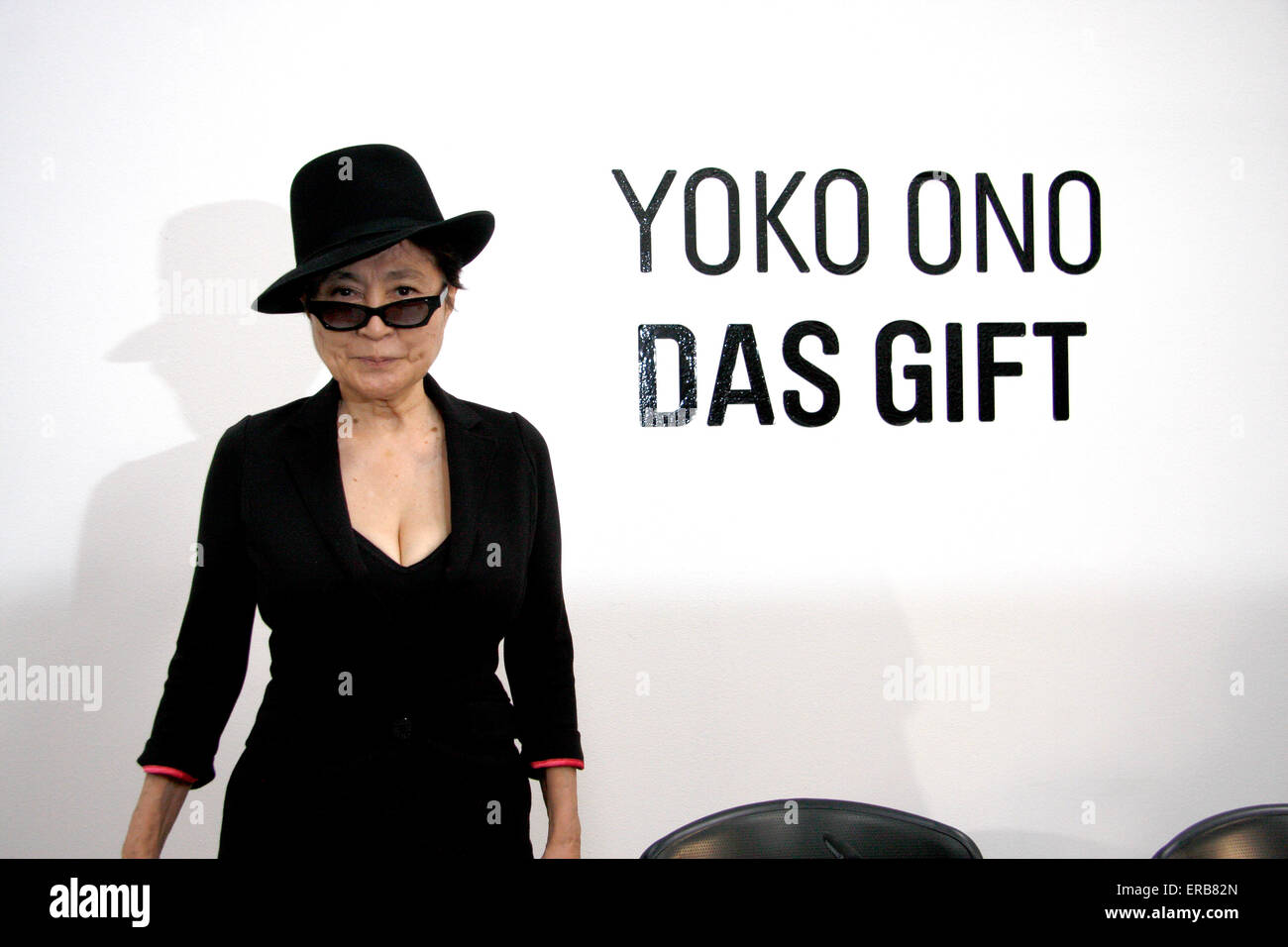 Yoko Ono - Fototermin Eroeffnung vor der Ausstellung der Witwe von John Lennon mit dem Titel 'Dcome dono' in der Galerie 'anca o Foto Stock