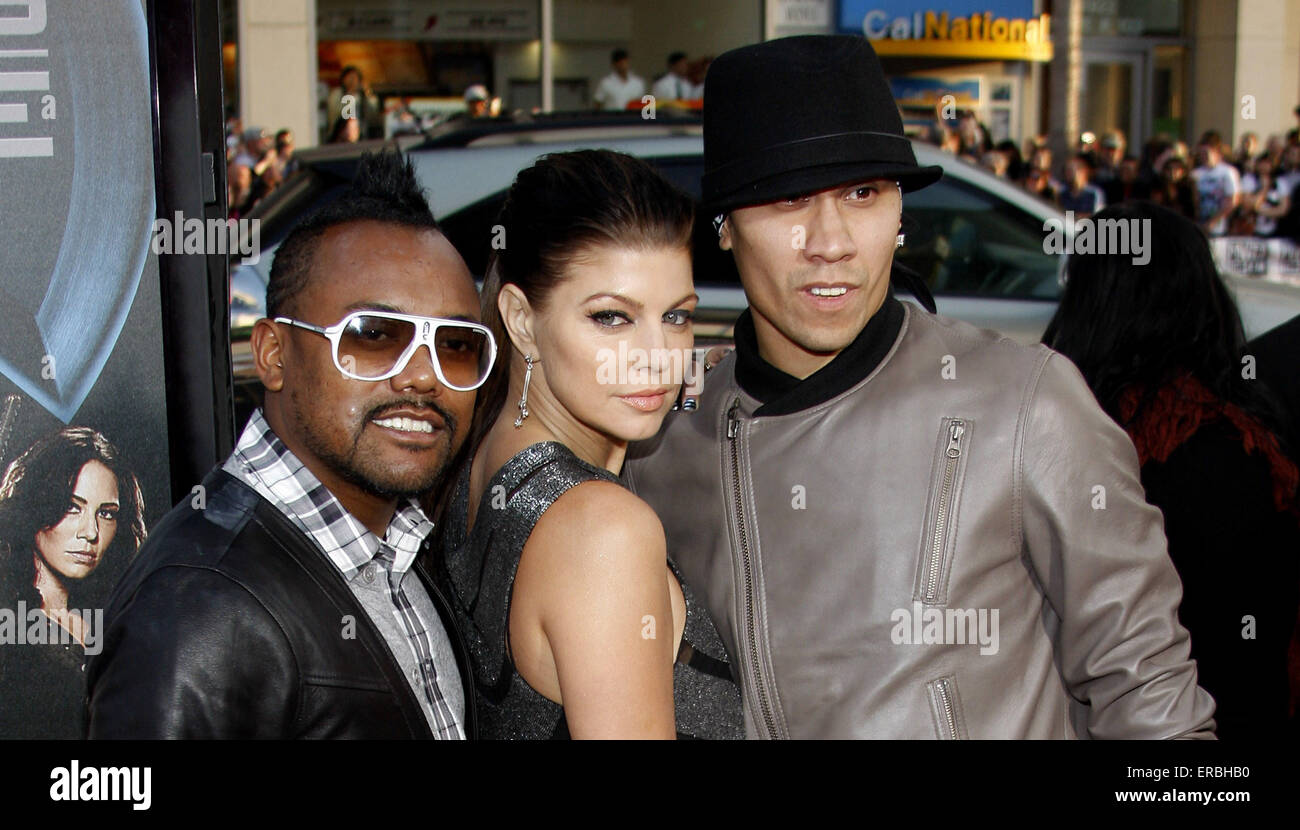 Apl.de.ap, Fergie e tabù dei Black Eyed Peas Foto Stock