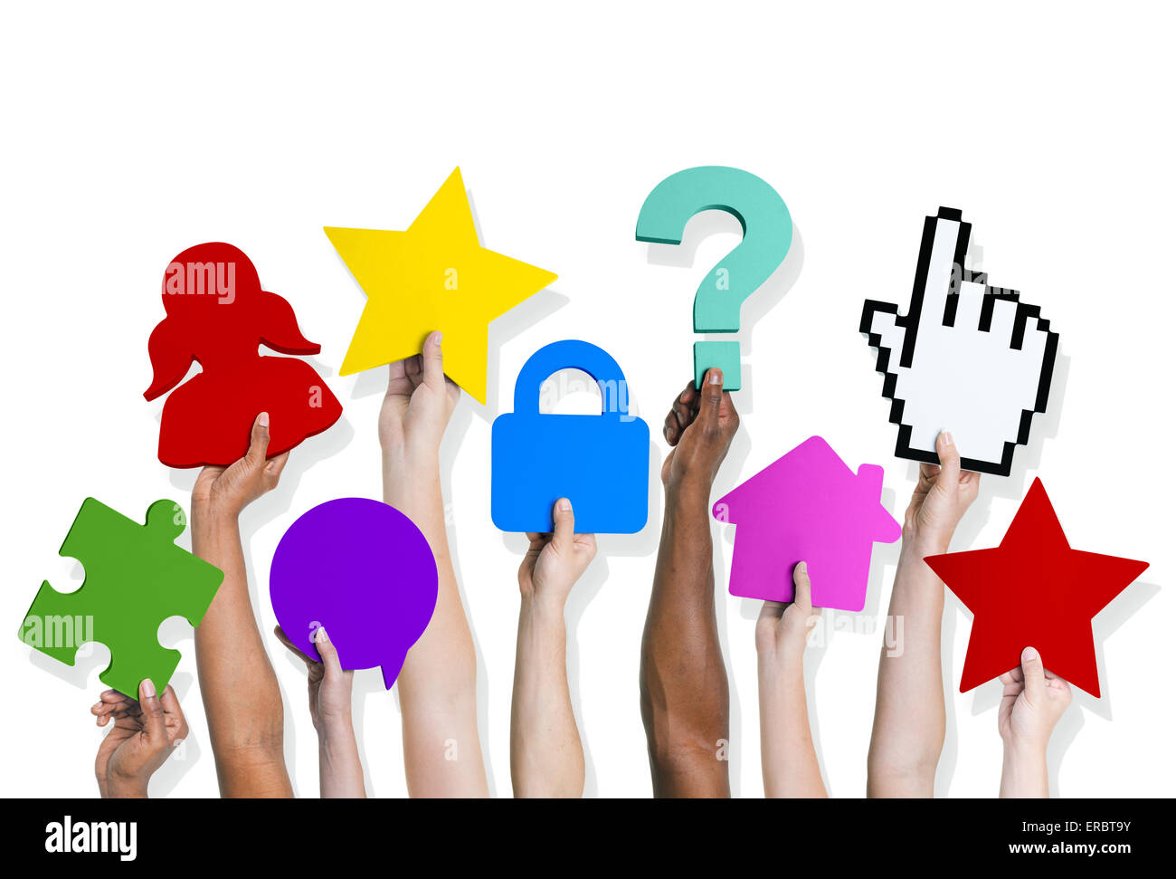 Social Media simboli Foto Stock