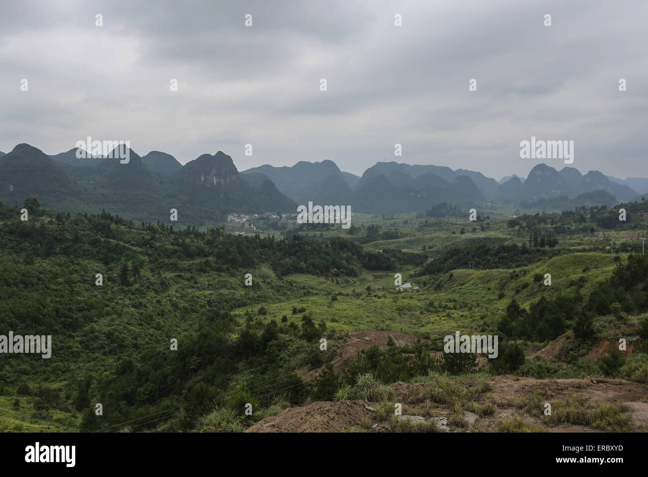 La Contea di Libo. Guizhou Cina Foto Stock