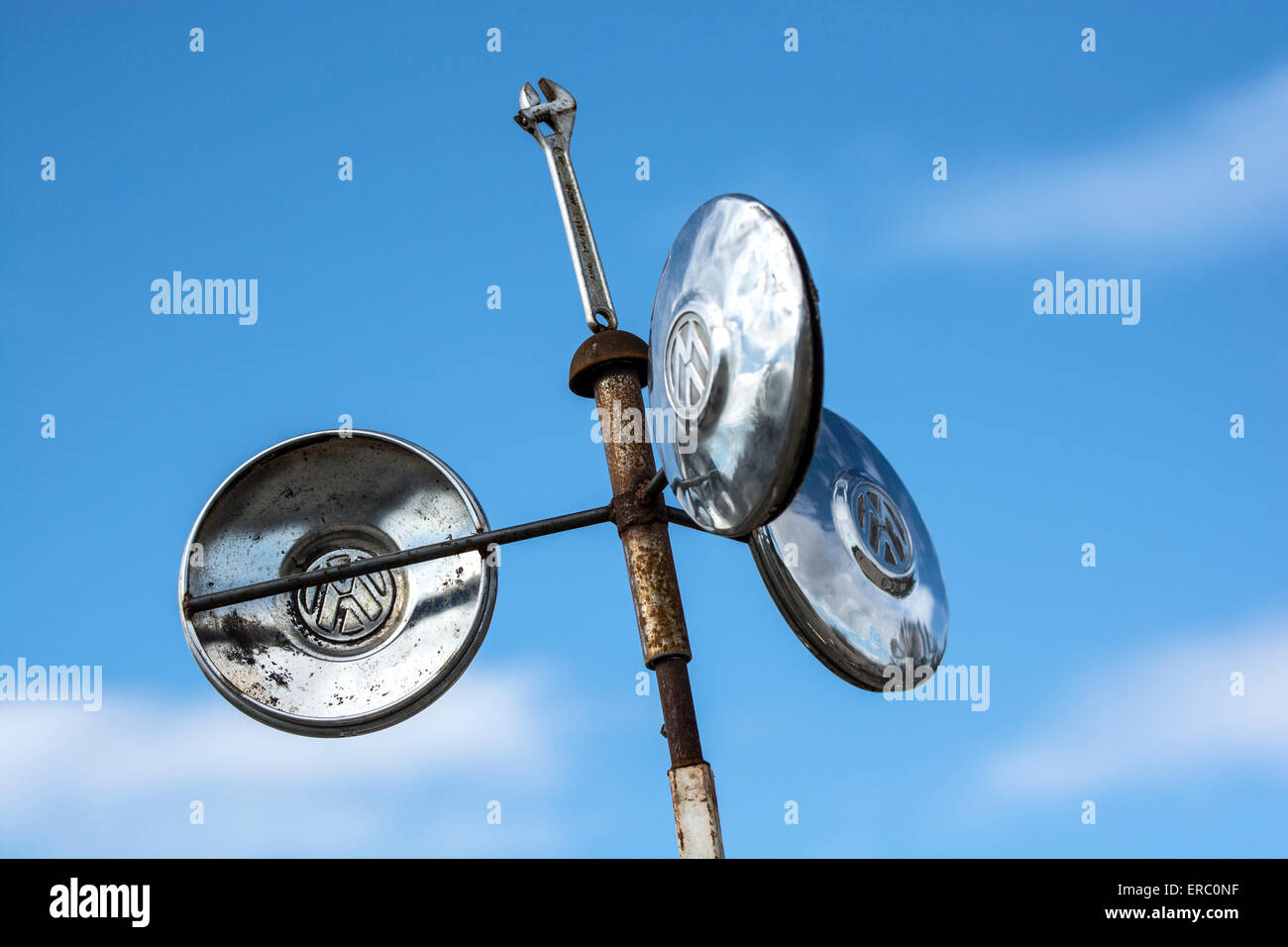 Un pezzo di arte a Oriente Gesù Sculpture Garden Foto Stock