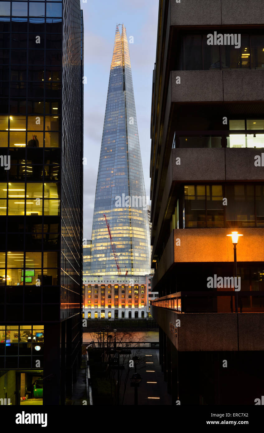 Il frammento da Lower Thames Street, London Bridge Quarter, London, Regno Unito Foto Stock