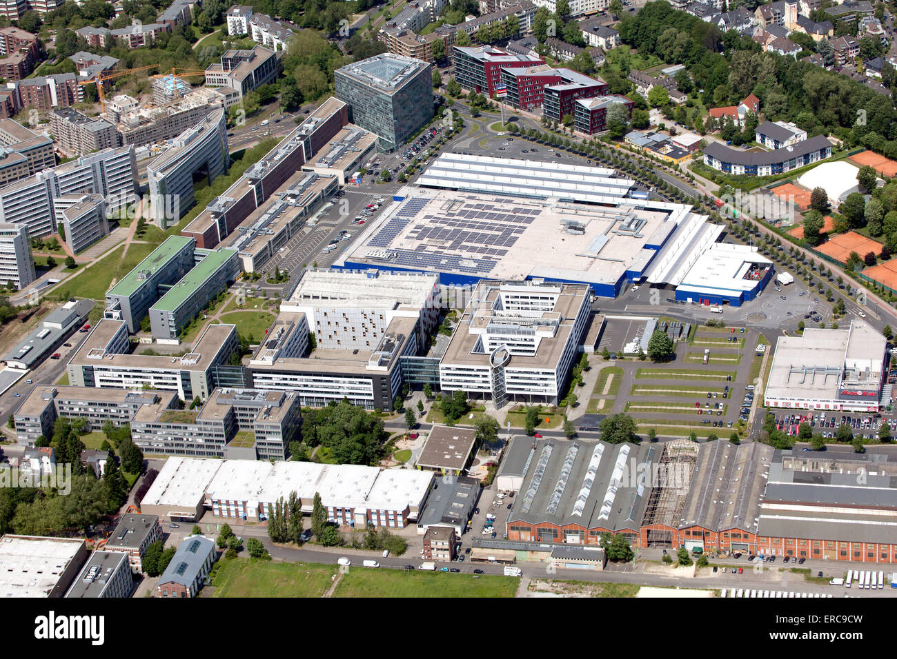 La sede centrale del gruppo Metro, Cash and Carry, Düsseldorf, Renania, Renania settentrionale-Vestfalia, Germania Foto Stock