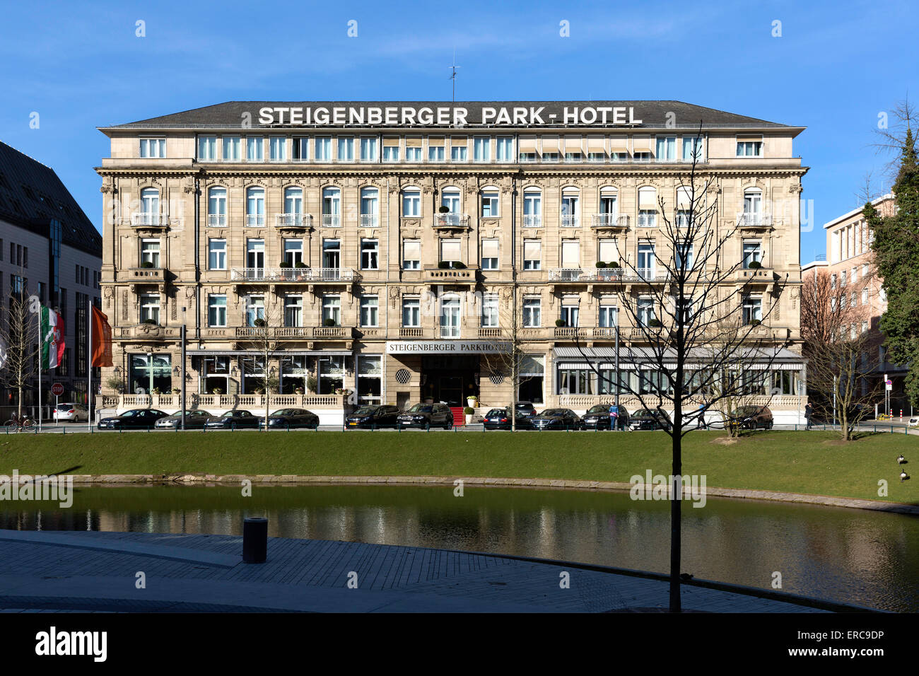 Steigenberger Park-Hotel, Düsseldorf, Renania, Renania settentrionale-Vestfalia, Germania Foto Stock