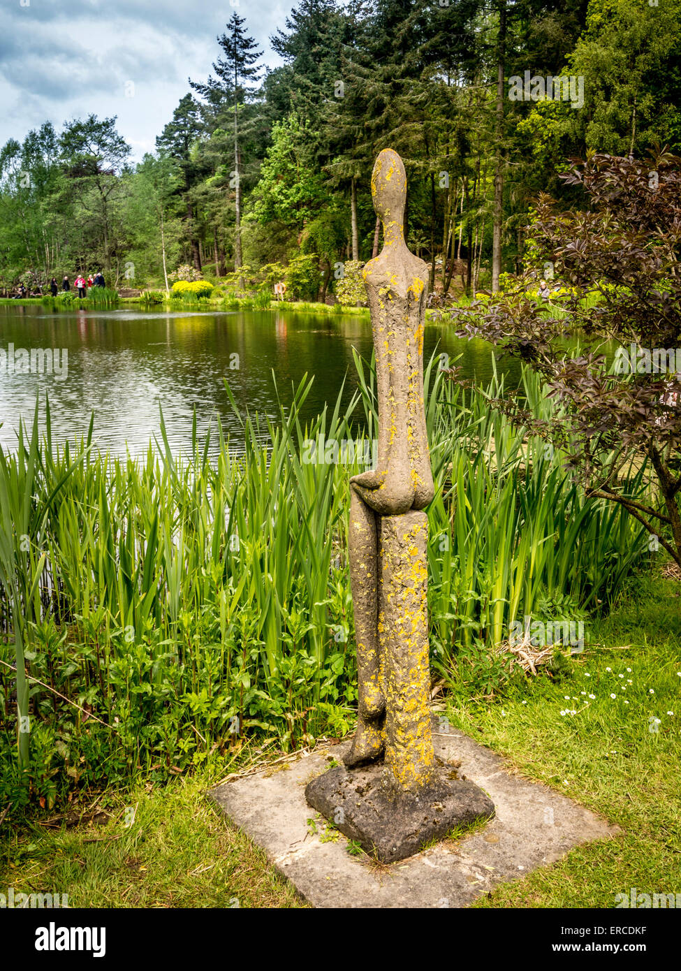 Scultura: ancora seduto da Helen Sinclair. Foto Stock