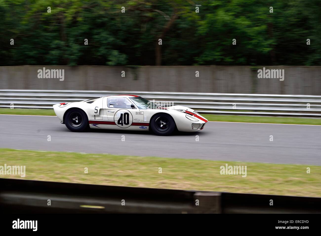 Brands Hatch Historic masters classic car auto racing Foto Stock