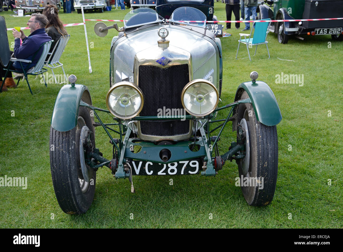 Vintage Riley, Wollaton Park, Nottingham, Inghilterra. Foto Stock