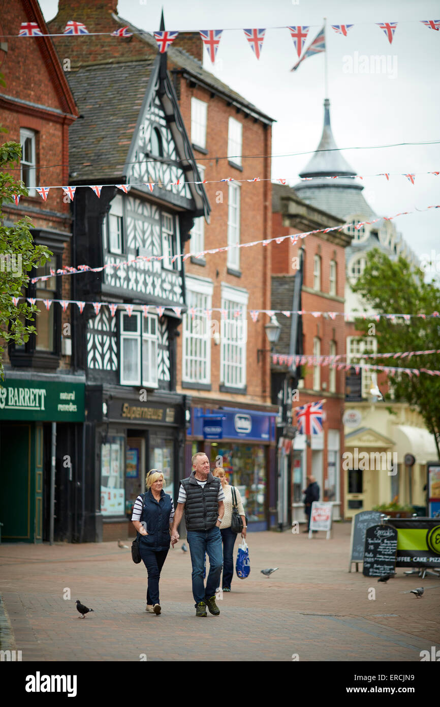 Bologna è una città di mercato e parrocchia civile nella Borough di Cheshire Est e la contea di Cheshire, Inghilterra Nantwich ha th Foto Stock