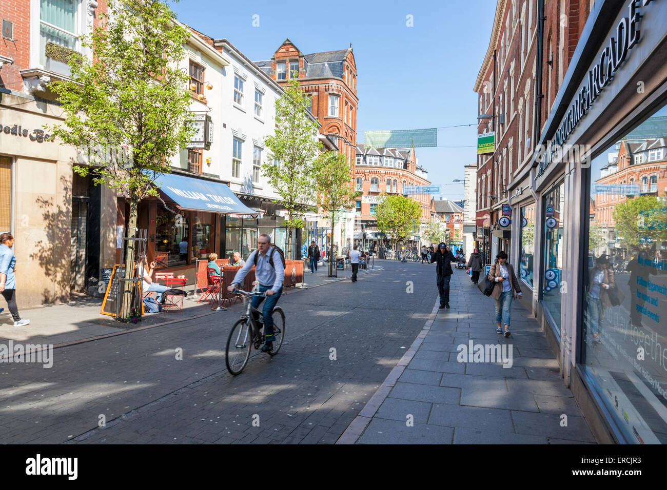 Il quartiere creativo, Hockley, Nottingham, Inghilterra, Regno Unito Foto Stock