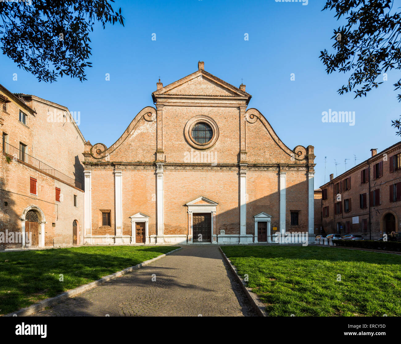 Chiesa di San Francesco, Ferrara, Italia Foto stock Alamy