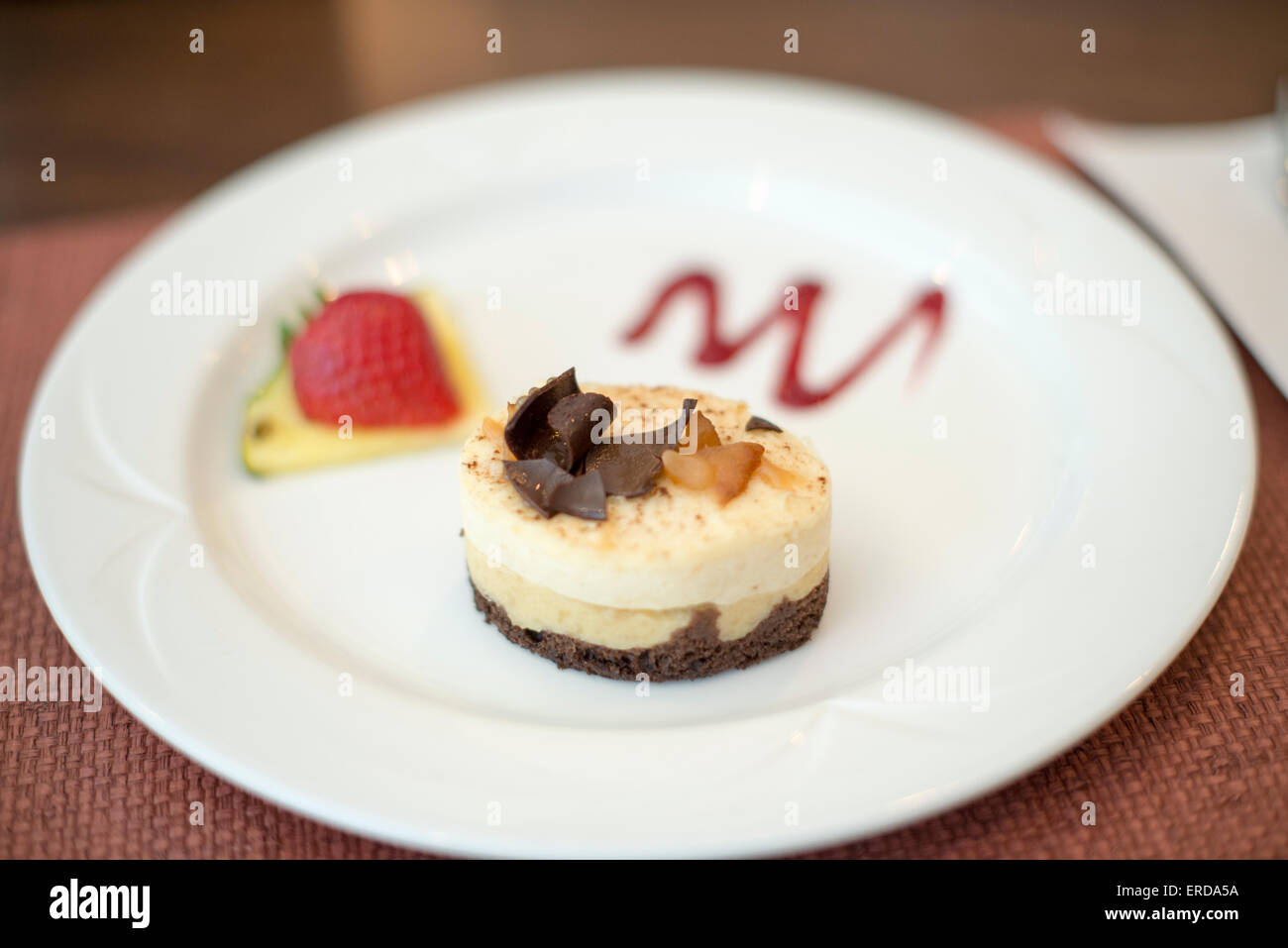 Divertimento per tutta la famiglia a Montreal, Quebec, Canada. Gourmet dessert preparati. Foto Stock