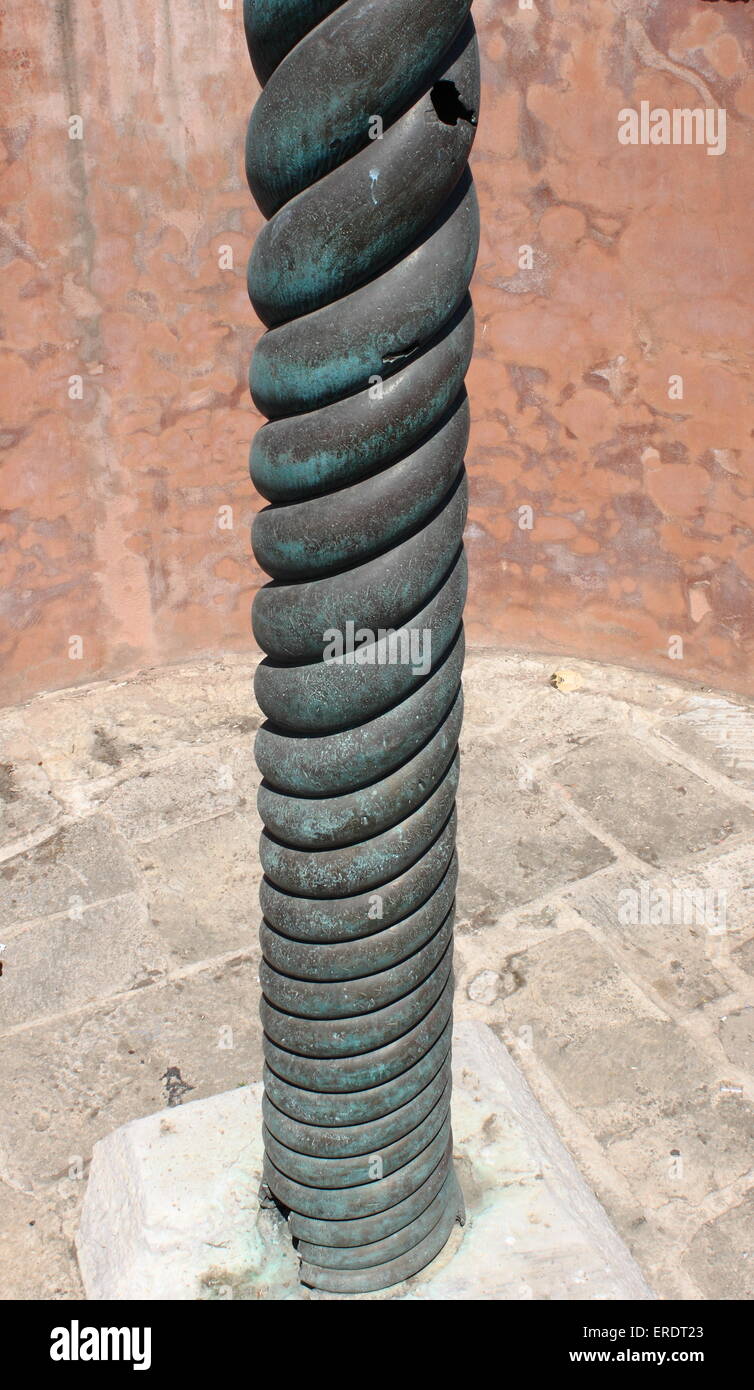 Colonna di serpente ad Istanbul in Turchia Foto Stock