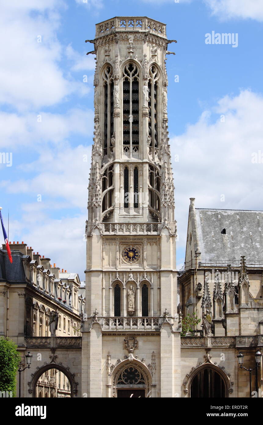 Chiesa di Saint Germain l'Auxerrois a Parigi, Francia Foto Stock