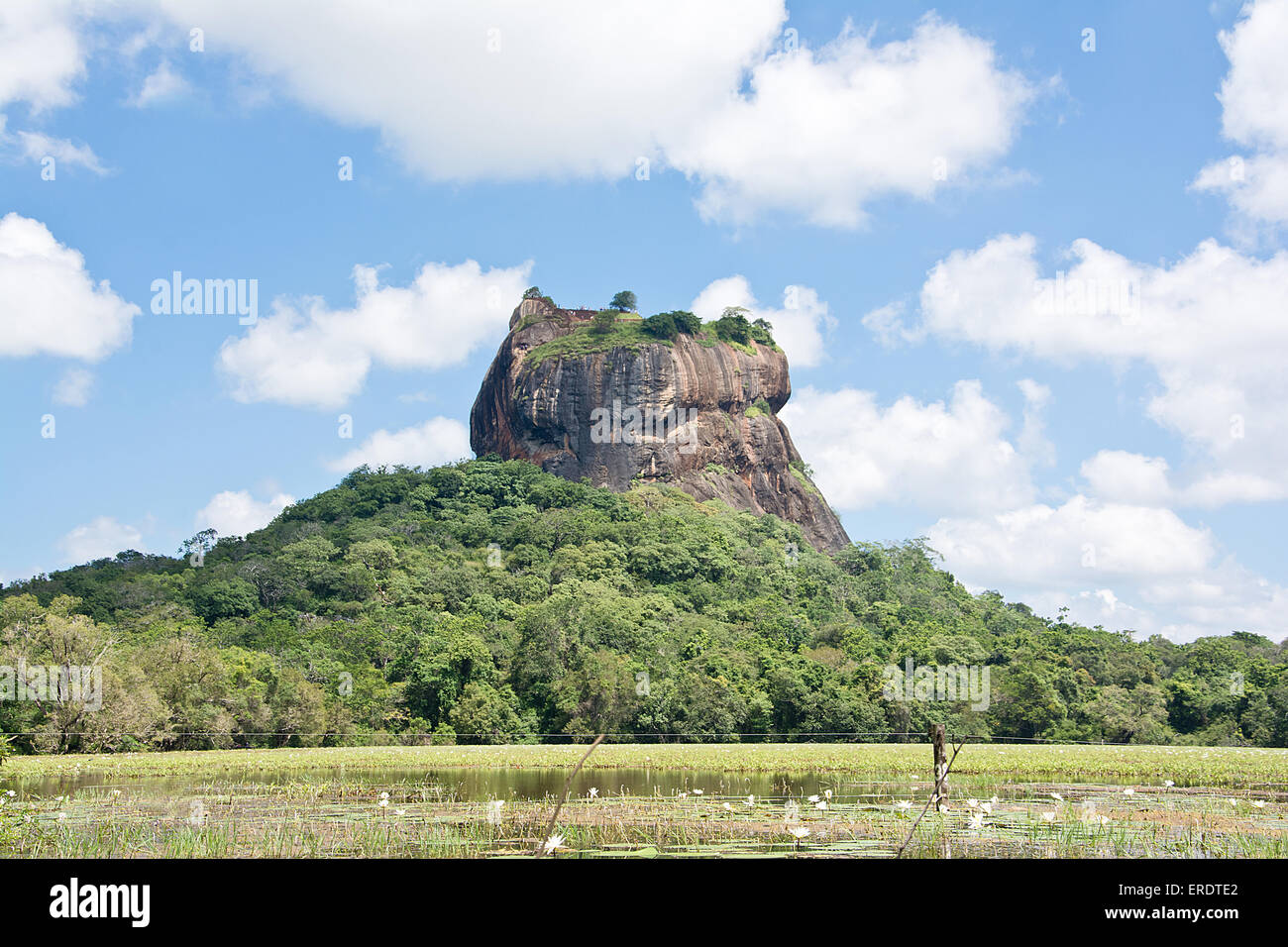 Sigiriya rock fortezza, Sri Lanka Foto Stock