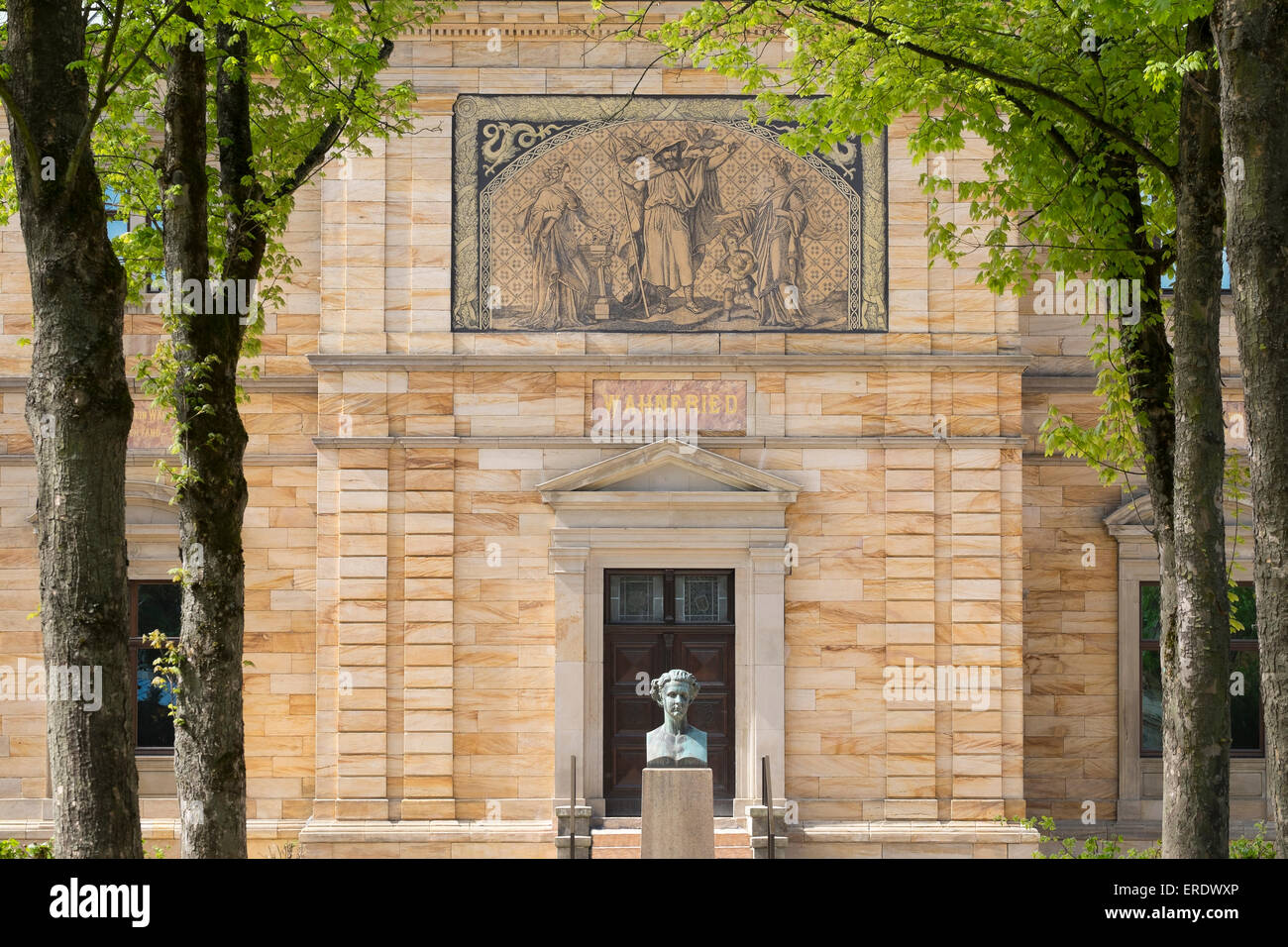 Villa Wahnfried, Museo Richard Wagner, Bayreuth, Alta Franconia, Franconia, Baviera, Germania Foto Stock