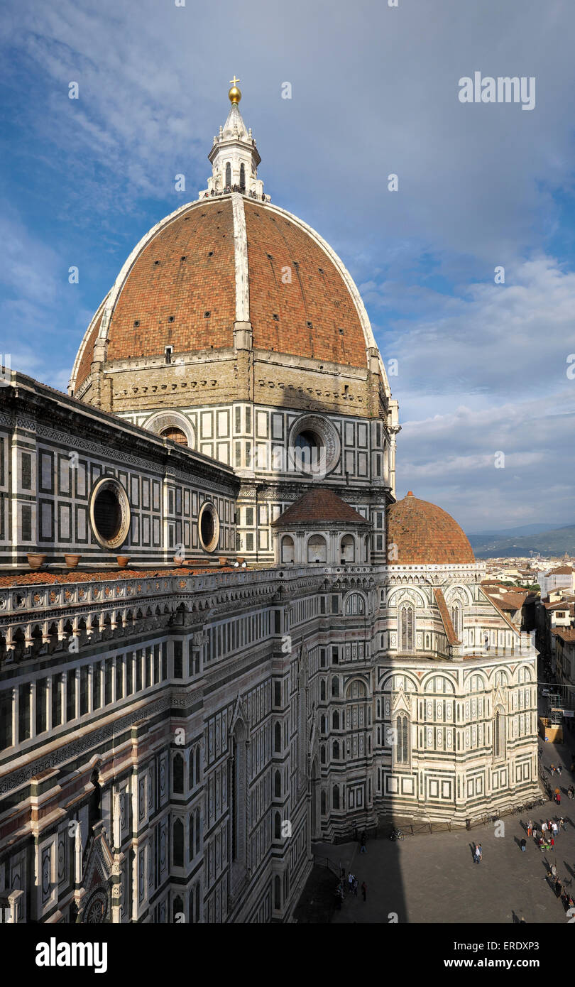 Il Duomo di Santa Maria del Fiore, Firenze, Toscana, Italia Foto Stock
