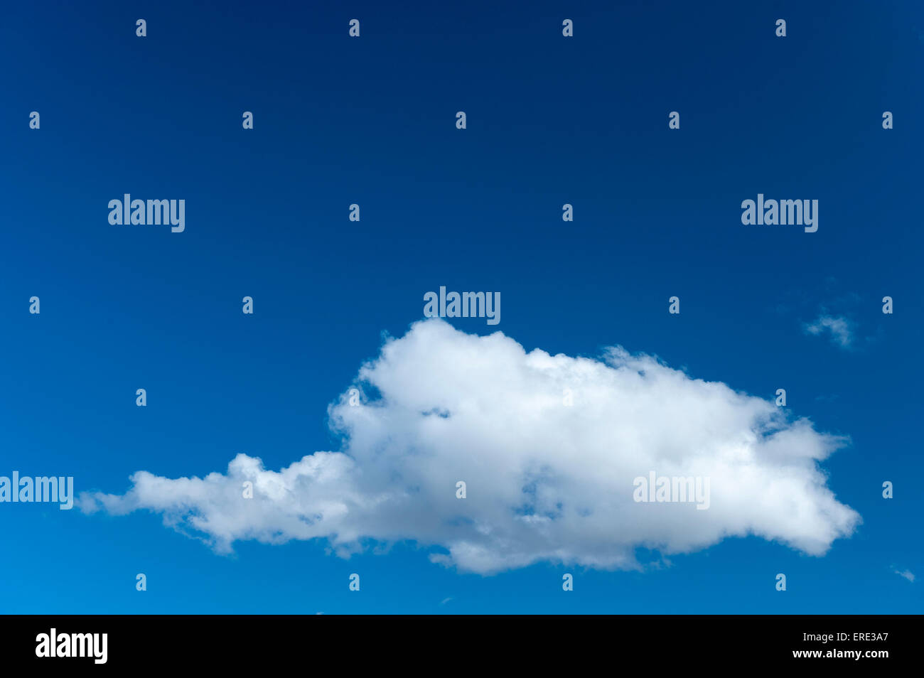 Cumulus nubi in un cielo blu. Regno Unito Foto Stock