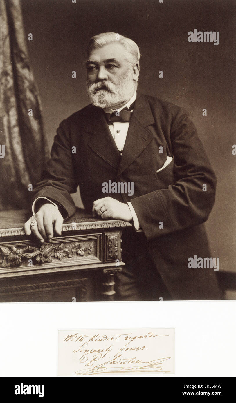 Prosper (Philippe Catherine) Sainton. Fotografia seppia. Il violinista francese, 5 giugno 1813 - 17 ottobre 1890. Foto Stock