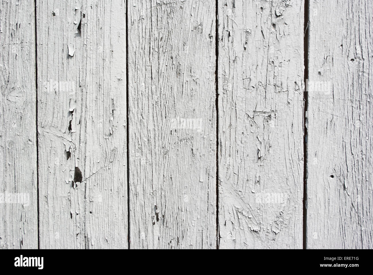 Vintage sfondo bianco parete in legno Foto Stock