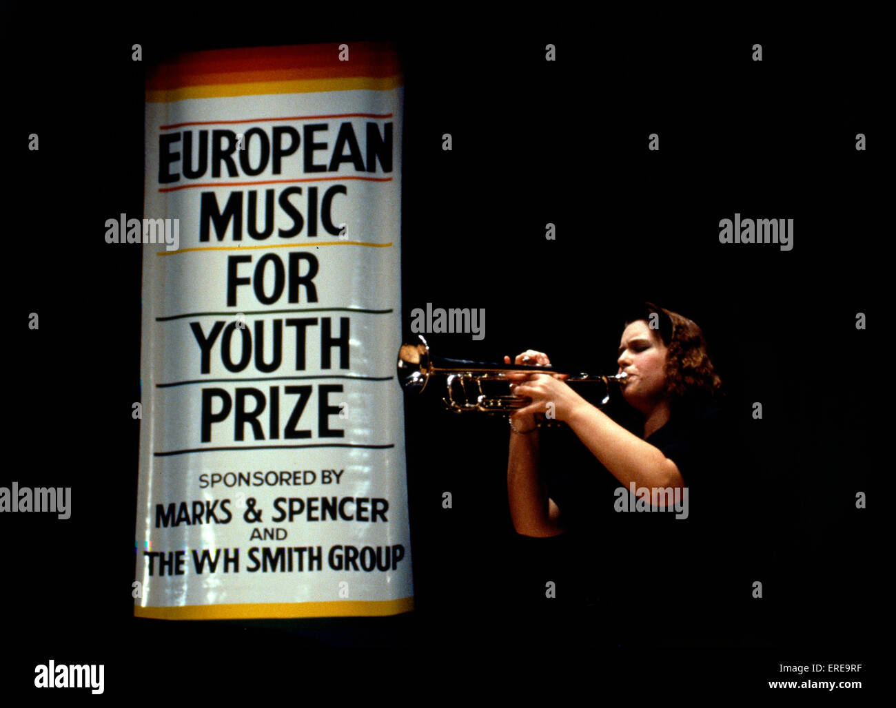 Strumenti - OTTONE - tromba musica europea per il premio per giovani Foto Stock