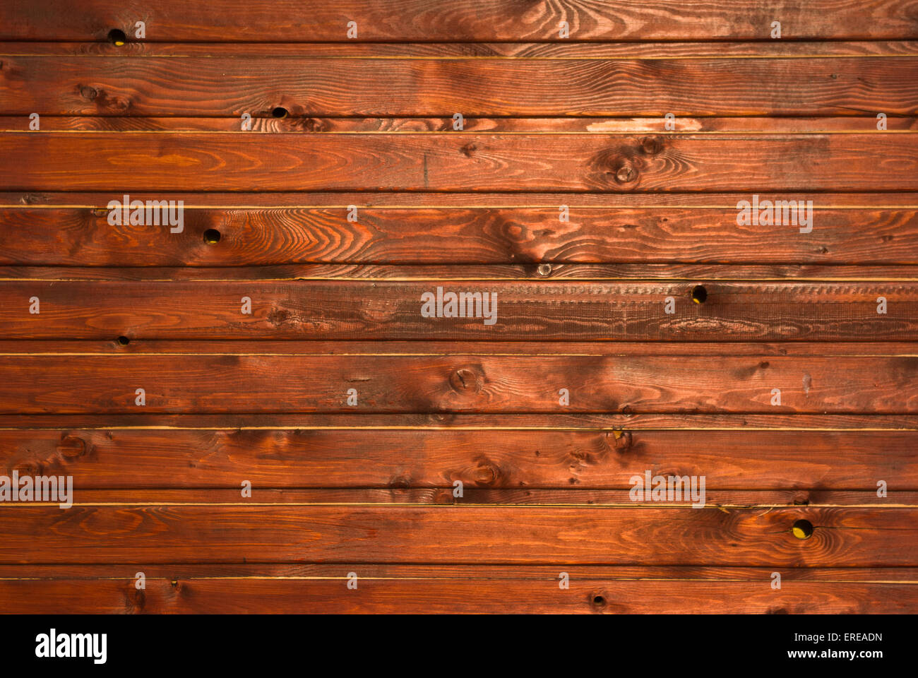 In legno naturale sfondo a parete Foto Stock