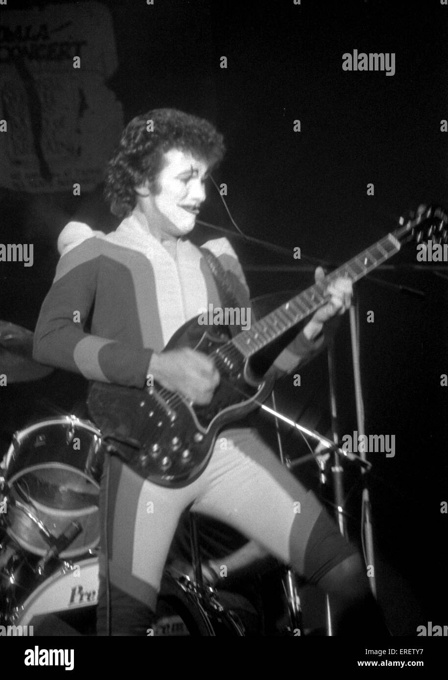 Zal Cleminson eseguendo con il sensazionale Alex Harvey Band presso la lettura rock festival, Inghilterra, nel mese di agosto 1977. ZC: Foto Stock