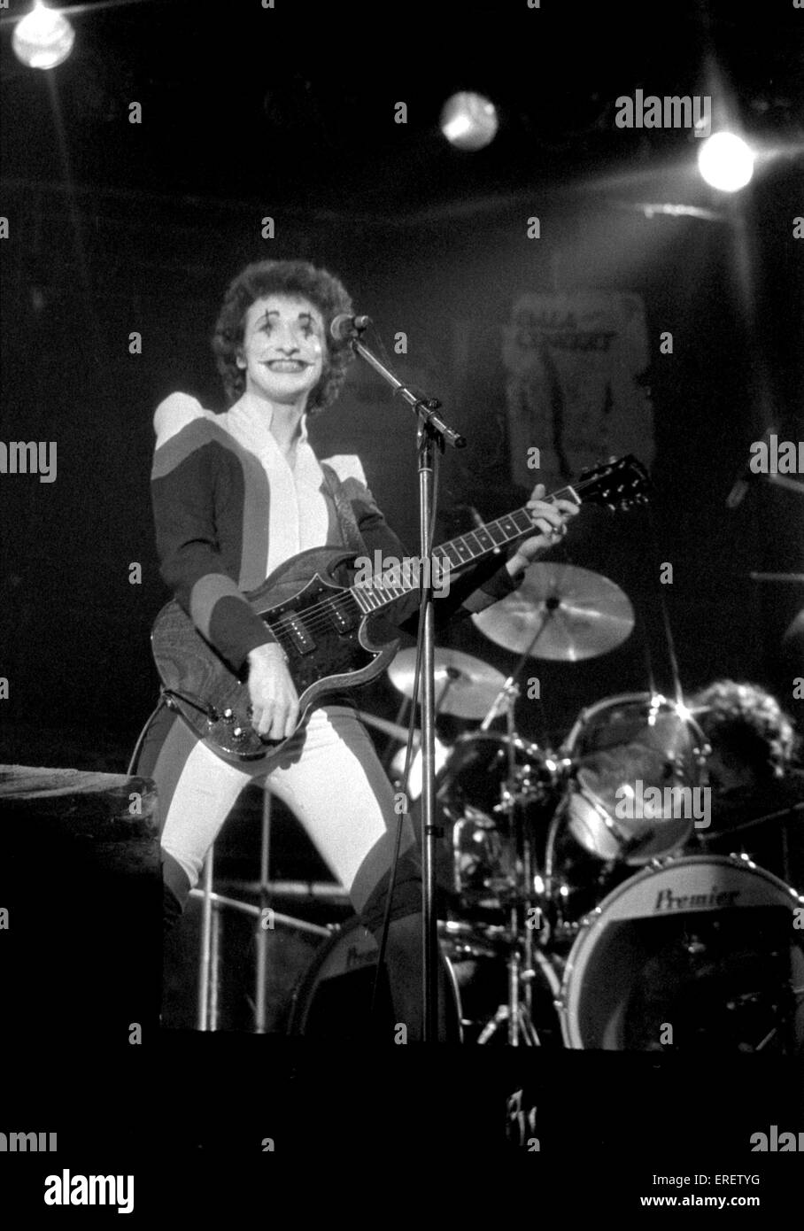 Zal Cleminson eseguendo con il sensazionale Alex Harvey Band presso la lettura rock festival, Inghilterra, nel mese di agosto 1977. ZC: Foto Stock