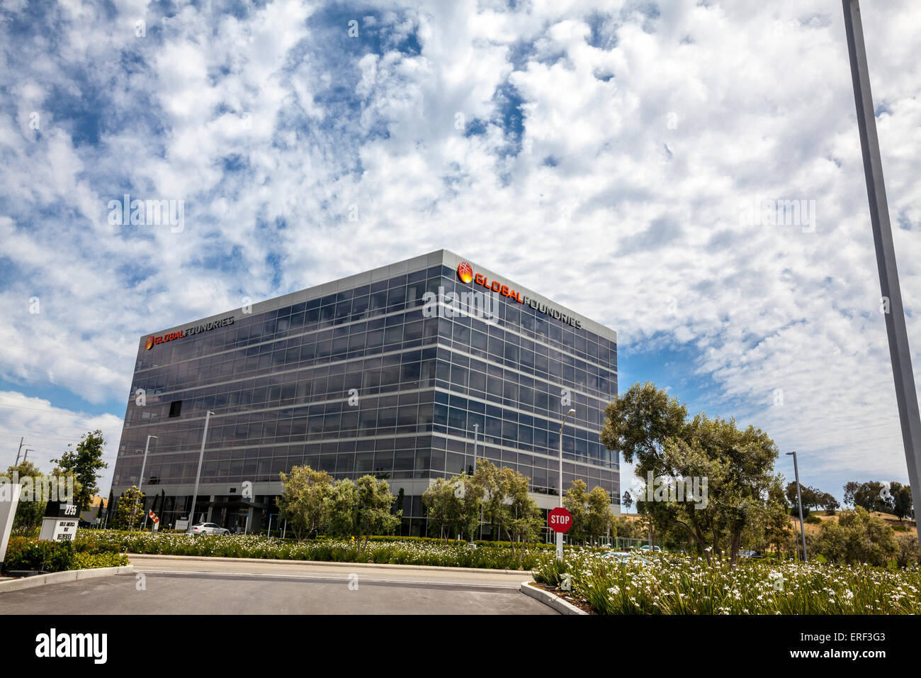 Fonderie globale uffici in Santa Clara California produttore di semiconduttori Foto Stock