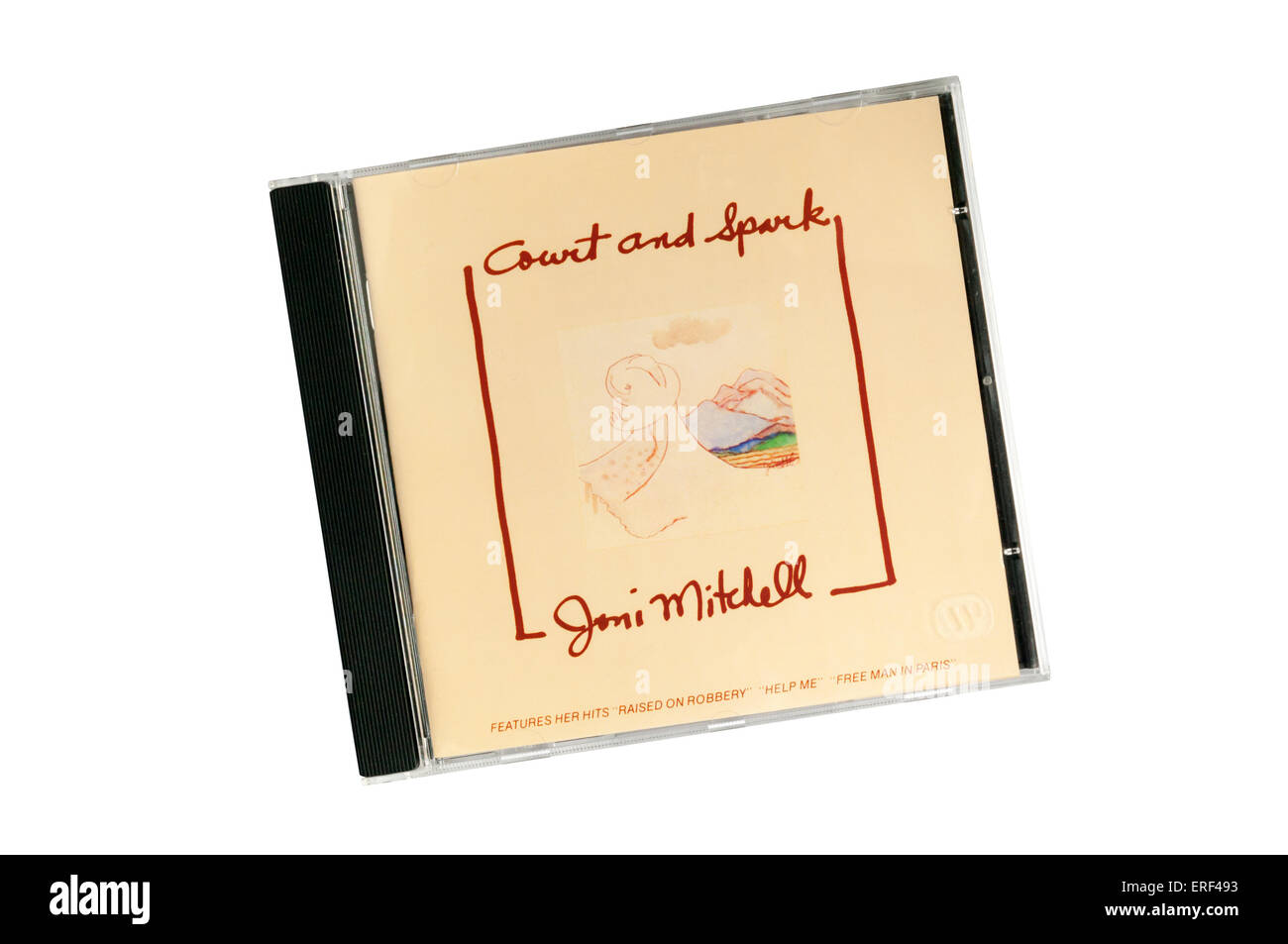 Corte e la scintilla è stato un 1974 album dal canadese cantautrice Joni Mitchell. È la sua più album di successo. Foto Stock