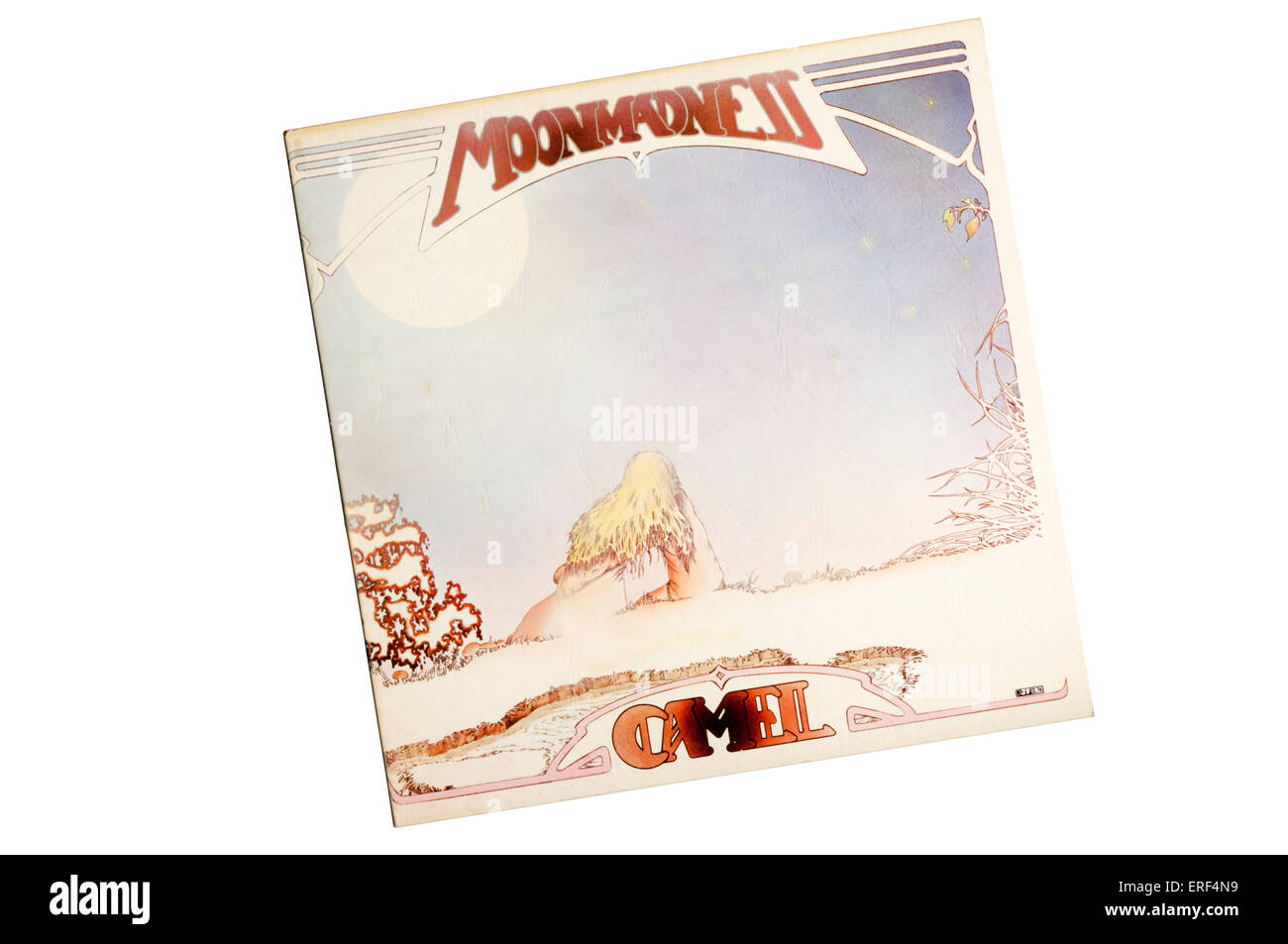 Moonmadness era il quarto album dalla lingua inglese progressive rock band cammello. È stato rilasciato nel 1976. Foto Stock