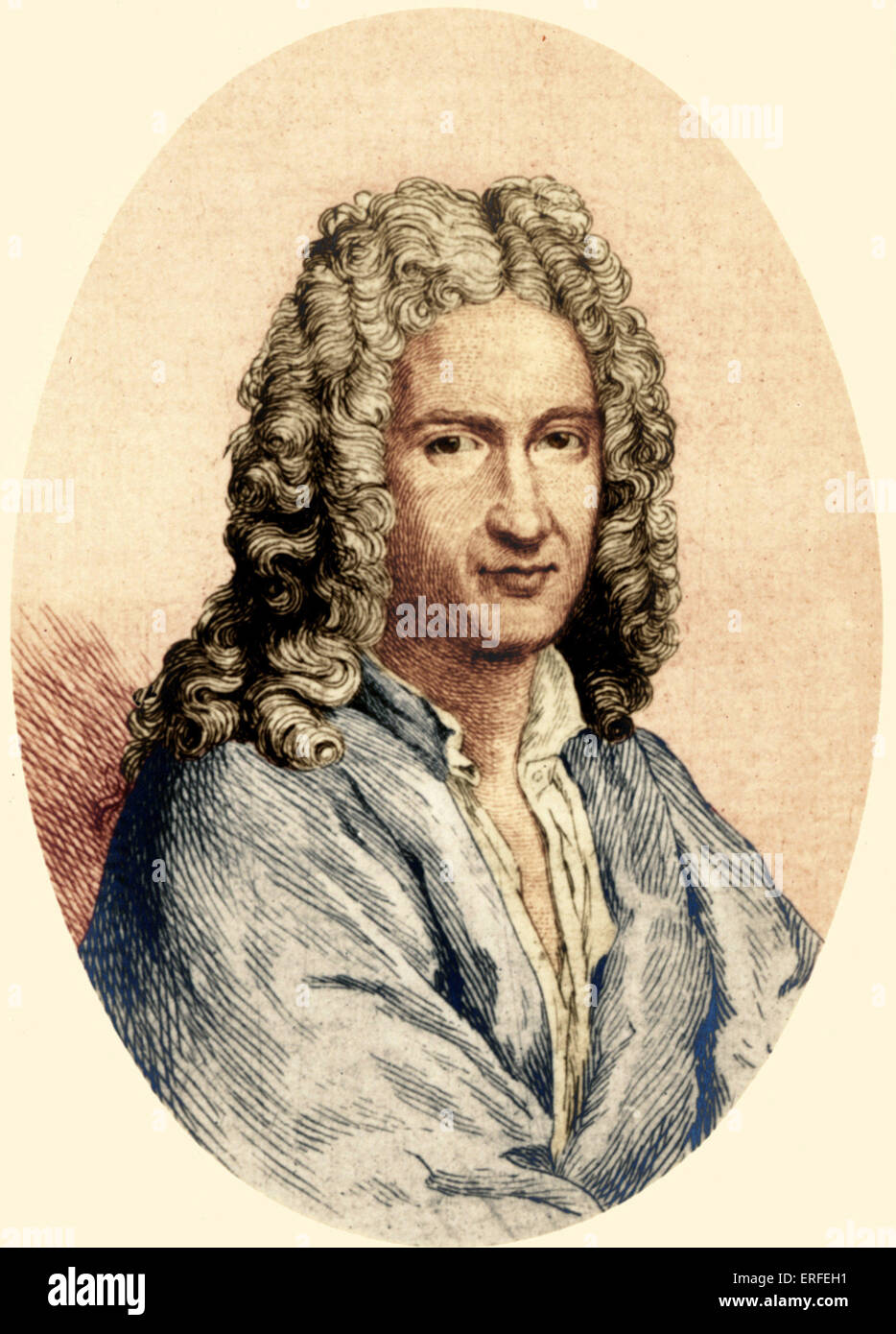 André Campra francese opera compositore, 1660-1744. Foto Stock