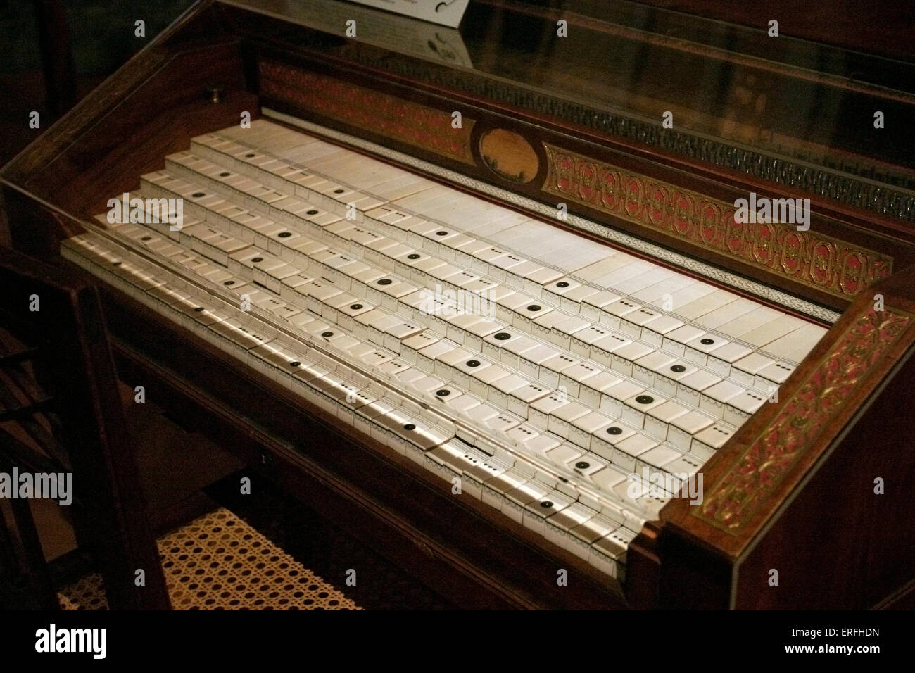 Armonia pianoforte realizzato da Johann Jakob Konnicke a Vienna, Austria, 1796. Foto Stock