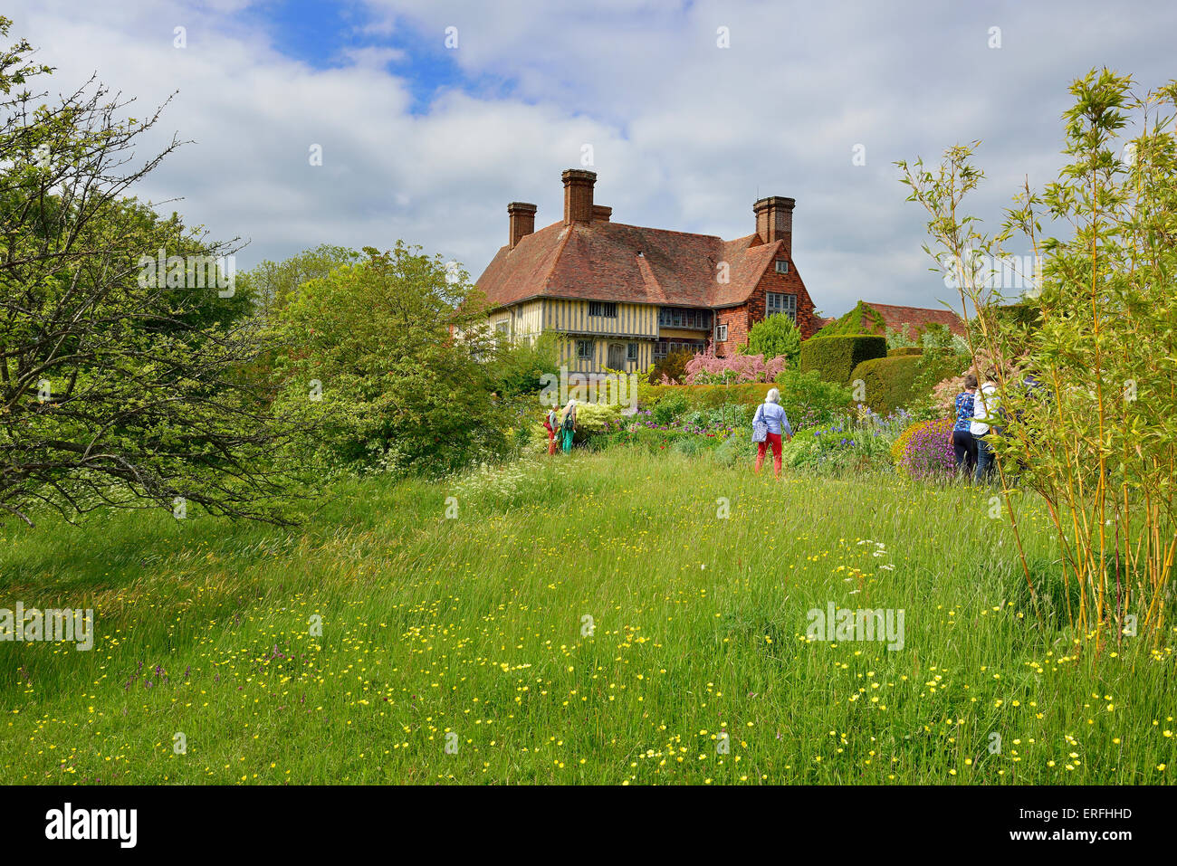 Great Dixter House e giardini. Northiam, segala. East Sussex. In Inghilterra. Regno Unito Foto Stock