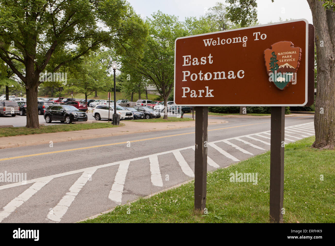 East Potomac Park - Washington DC, Stati Uniti d'America Foto Stock